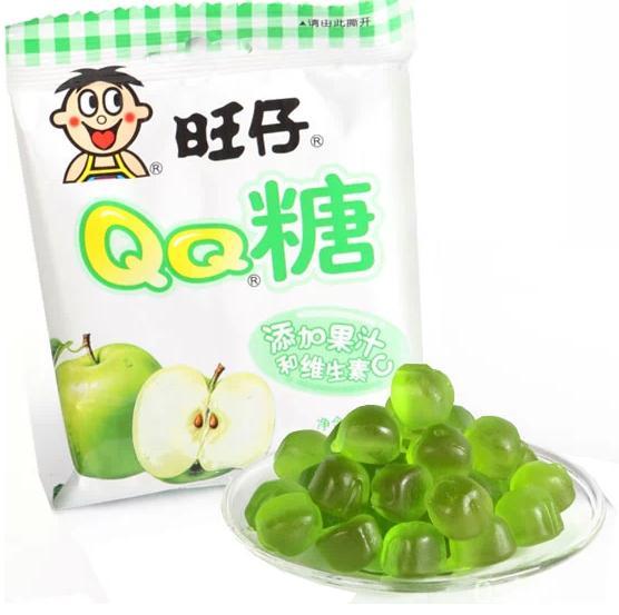 旺仔qq糖青苹果70g